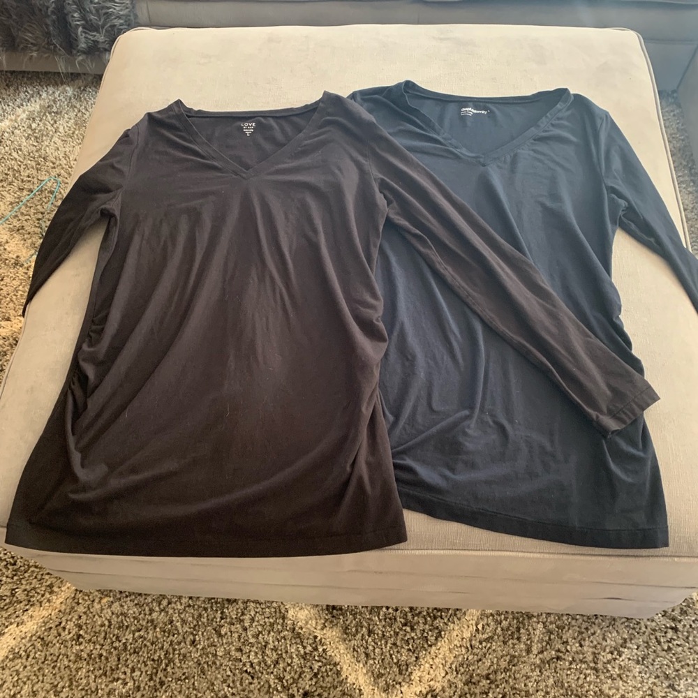 Gap Maternity V Neck Long Sleeves - 2